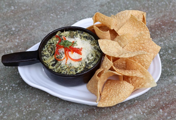Spinach Artichoke Dip at Sunset Grill